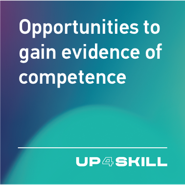 Opportunities to gain evidence of competence